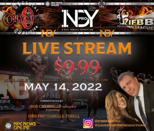 IFBB Indy Pro/NPC Midwest Battle of The Champions Bodybuilding Show on May 14