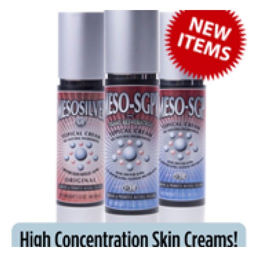Purest Colloids, Inc. Announces Premium MesoSilver® 60 Colloidal Silver & MesoSGPR™ Topical Creams