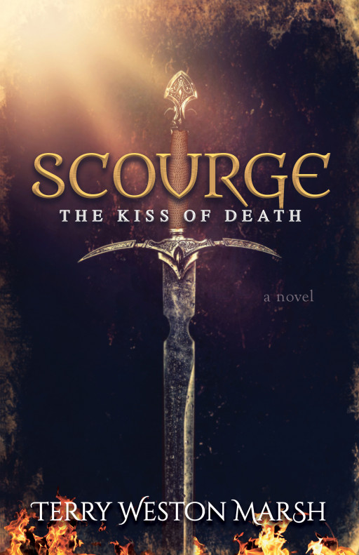 Front cover - \"Scourge: The Kiss of Death'