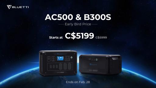 BLUETTI AC500 is Finally Available on Canadian Official Store & Amazon