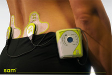 sam® applied to the lower back for the treatment of muscle strain