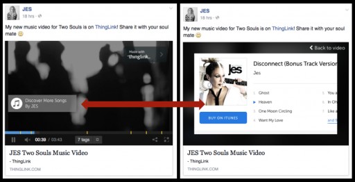 JES Debuts ThingLink Interactive Video with iTunes Store Inside Facebook News Feed