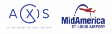 Axis ORAT and MidAmerica St. Louis Airport Logos