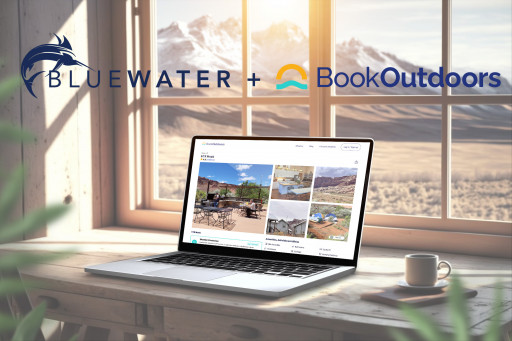 BookOutdoors Partners With Blue Water to Distribute Its Properties to a Wider Audience