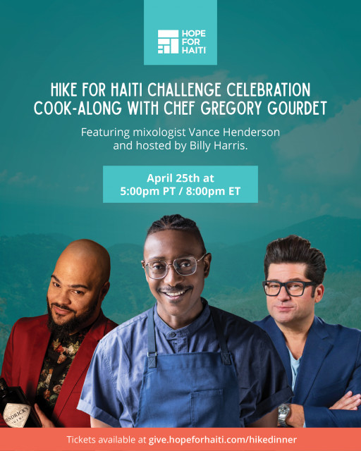 Haitian-American 'Top Chef' Gregory Gourdet Headlines Virtual Cook-Along Supporting Hope for Haiti's School Rebuilding Efforts