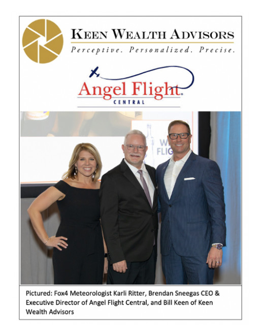 Keen Wealth Advisors Supports Angel Flight Central's Wine Flight Gala as Presenting Sponsor