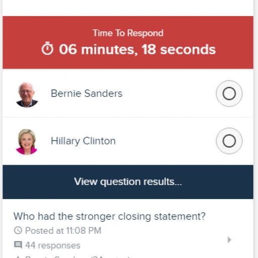 Mobile App Provides Realtime Voter Sentiment in Presidential Primaries