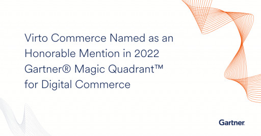 Virto Commerce honorable mention in Gartner Magic Quadrant