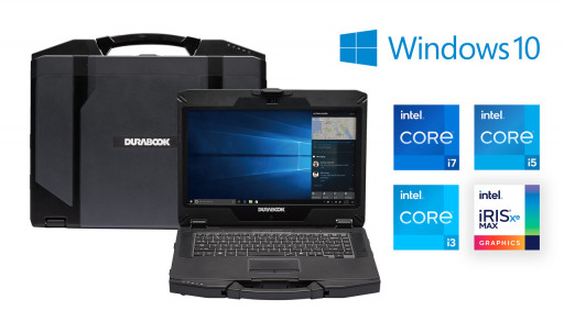 Durabook S14I Semi-Rugged Laptop with Intel 11th Gen CPU and Windows 10