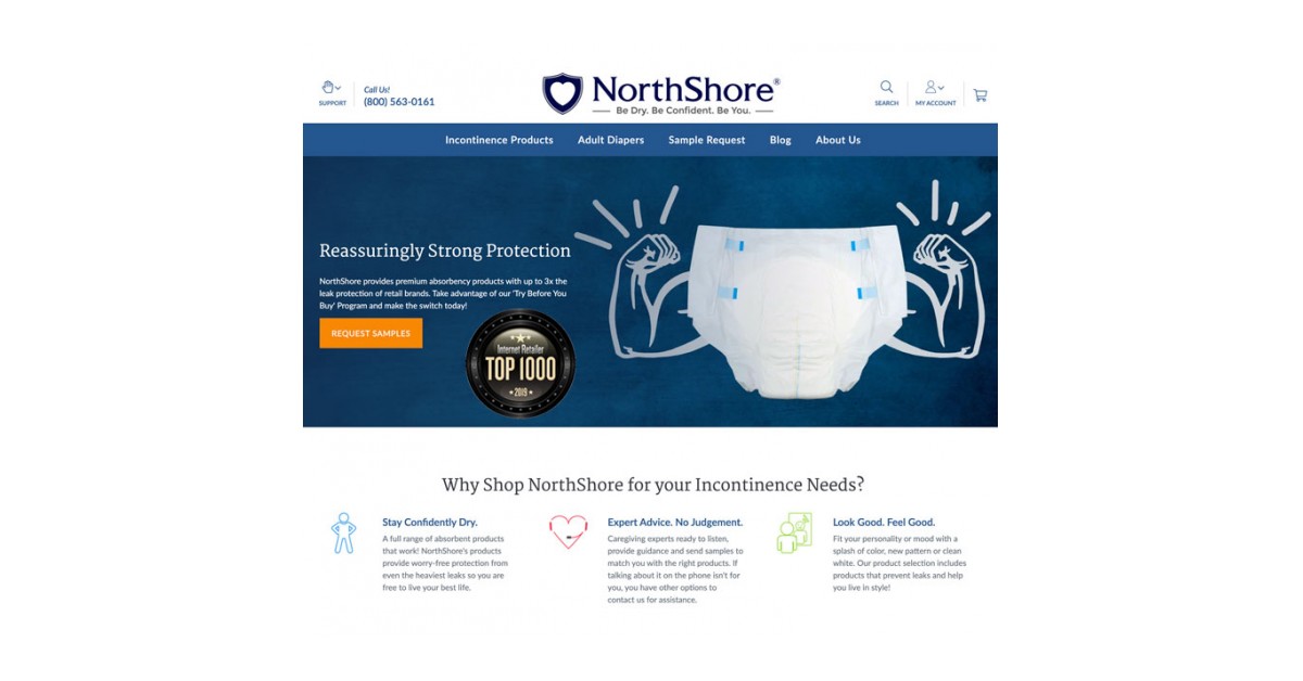 NorthShore Care Supply's New site Makes Incontinence Shopping Easier Newswire