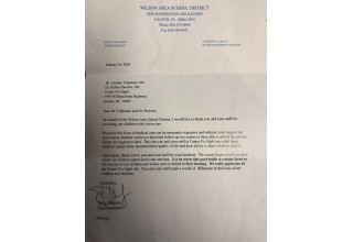 School Superintendent Thank You Letter