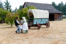 Philip Foster Farm near the end of the Oregon Trail