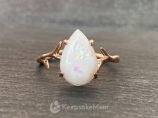 KeepsakeMom Breast Milk Jewelry | Mother Nature Ring