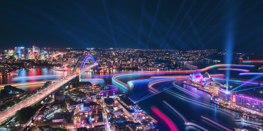 Destination NSW Counting Down to Vivid Sydney 2022: 100 Days to Go