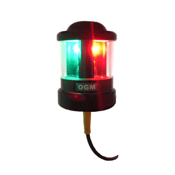 New OGM Q Series LED Tricolor/Anchor Combination Navigation Light