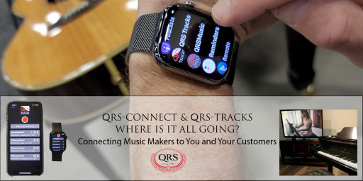 QRS Music Technologies, Inc. Debuts the QRS-Tracks IOS and Apple Watch App