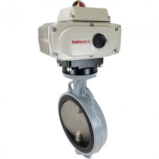 8 Inch Actuated Ductile Iron Butterfly Valve- Wafer/ EPDM