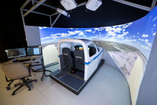 220° wrap-around visuals immerse ATP students in a highly realistic environment.