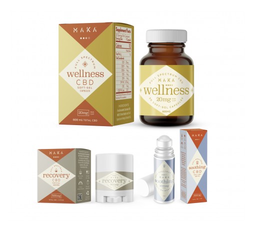 MAKA High-Potency CBD Line for Active Lifestyles Launches