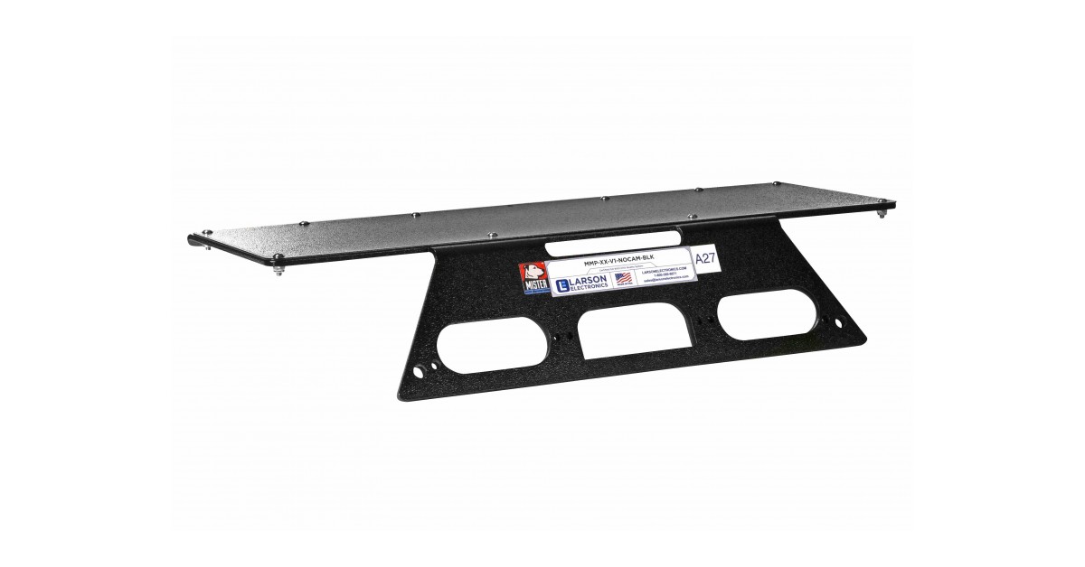 -Chrome 2013 Volvo VT880 Post mount spotlight Passenger side WITH install kit 100W Halogen 6 inch