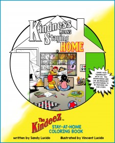 The Kindeez Stay-at-Home Coloring Book Cover