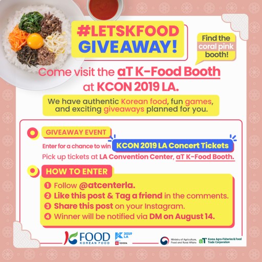 'Let's K-Food' at KCON 2019 LA