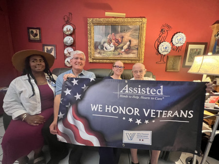 Assisted Home Health & Hospice Honors Veteran