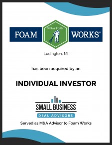 Foam Works Sold!