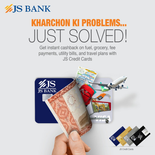 JS Bank Solves Problems as Pakistan’s First Bank to Offer INSTANT Cashback on Credit Cards