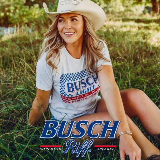Whiskey Riff Teams Up With Busch Light to Launch the Ultimate Midwest Merch Collab: Busch Riff
