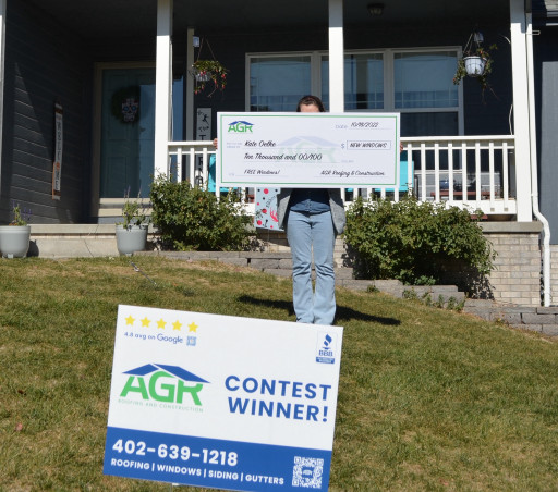 AGR Roof & Construction Awarded Contest Winner $10K in Windows