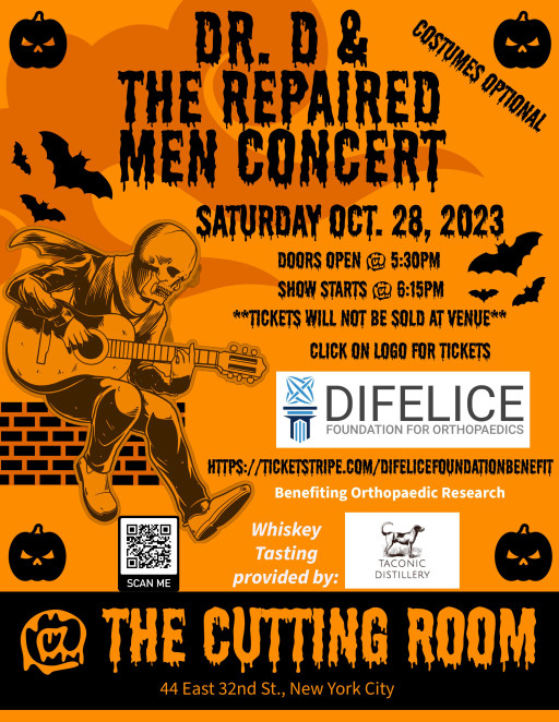 Dr. D and The Repaired Men to Host Benefit Concert for Orthopedic Research