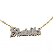 Trendy Classy Bling Shine Name Necklace Jewelry