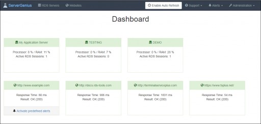 Server Genius 3.4 Reports Server Failures in Real Time