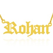 Baby name necklace