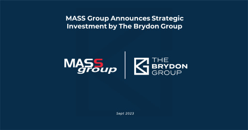 Manufacturing Automation & Software Systems, Inc. (MASS Group) Announces Strategic Investment by The Brydon Group
