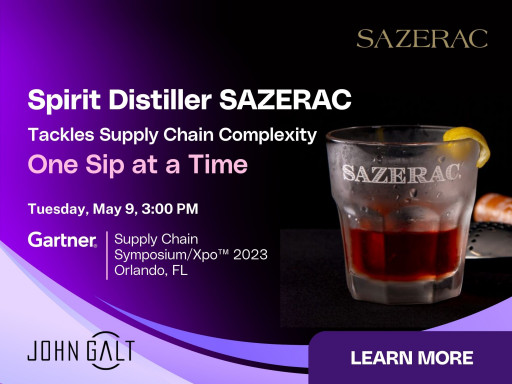 Sazerac Shares Global Supply Chain Transformation Journey at Gartner Supply Chain Symposium 2023