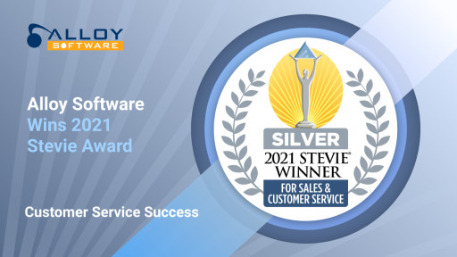 Alloy Software Earns Prestigious Stevie Award for Outstanding Customer Success