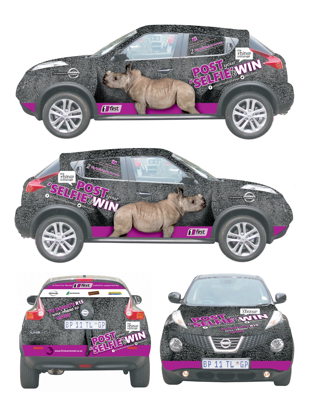 First Car Rental Leads Project to Help Rhino Orphans Newswire