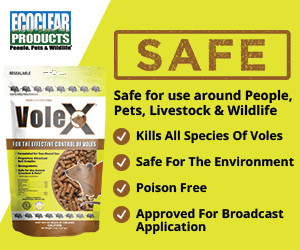 VoleX: Safe for use around people, pets, livestock and wildlife