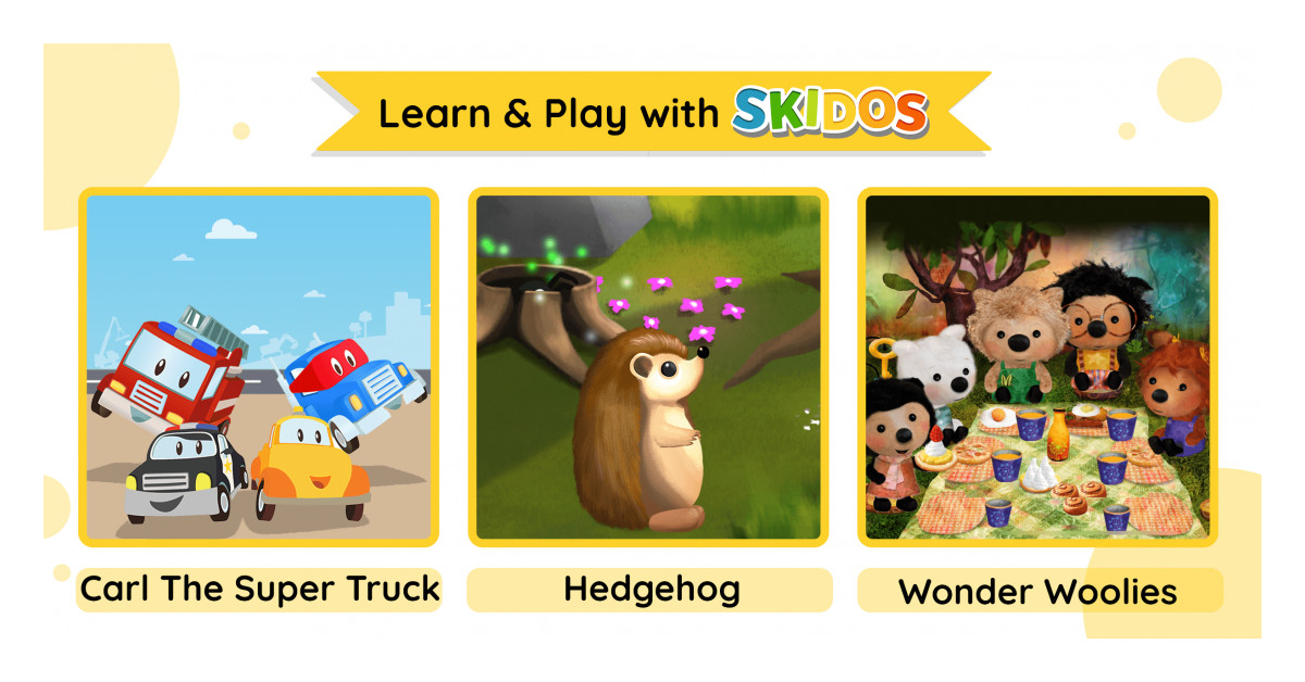 SKIDOS Launches 3 New Fun and Educational Games for Preschool Kids