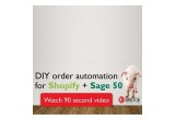DIY order automation for Shopify and Sage 50