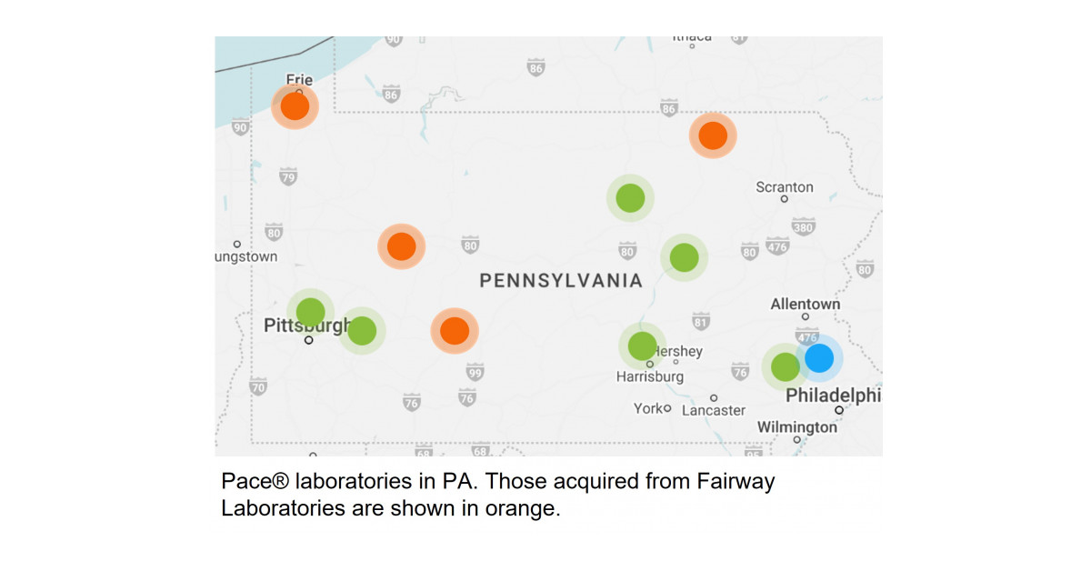 Pace® Analytical Services Adds Four Locations in Pennsylvania Newswire
