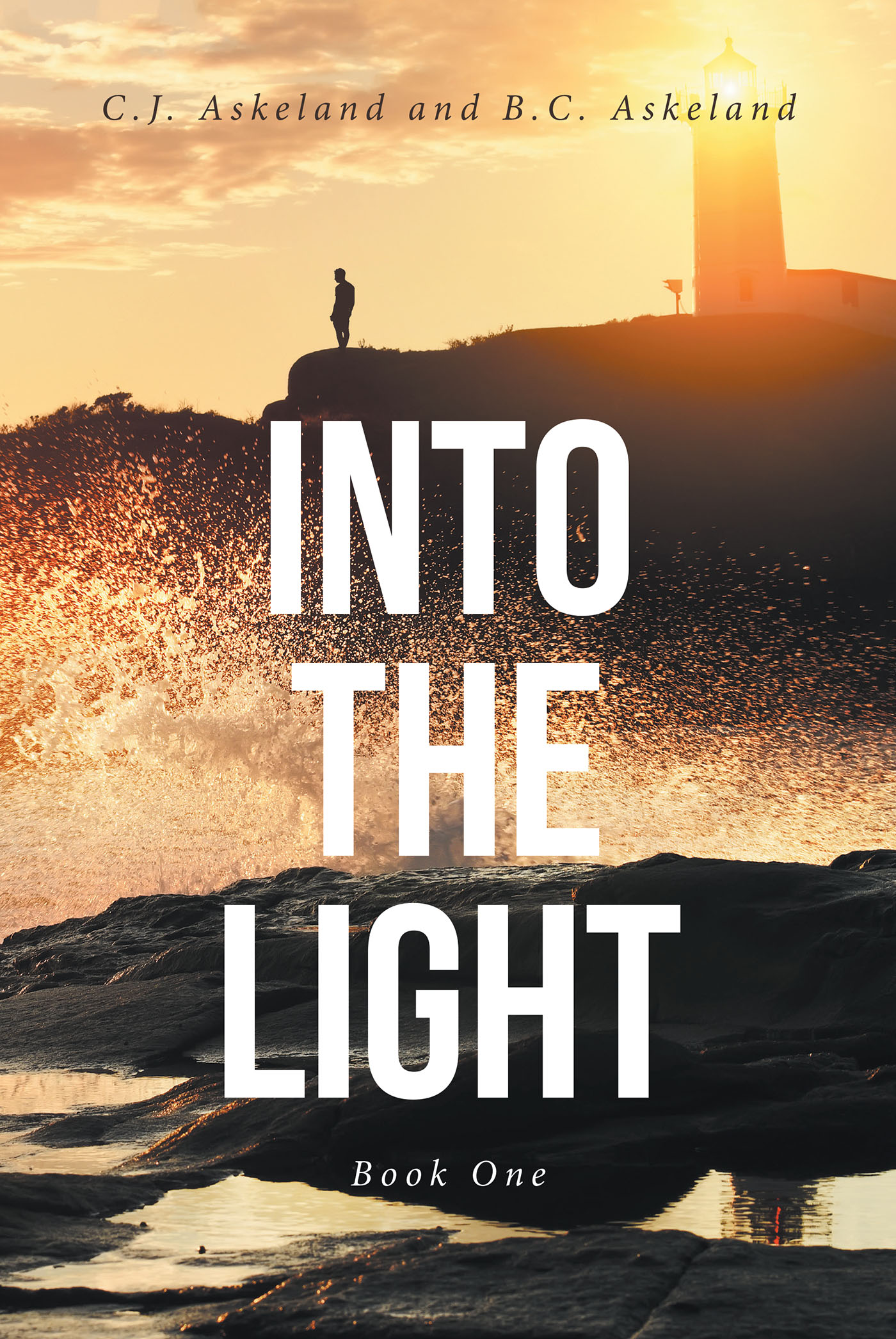 Authors c j askeland and b c askeland s new book into the light