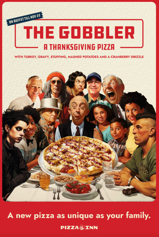 Just in Time for Thanksgiving, Pizza Inn Introduces ‘The Gobbler’ Pizza