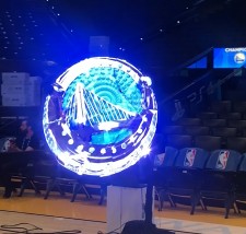 Hypervn Wall by TLC Creative for the Golden State Warriors Ring Ceremony