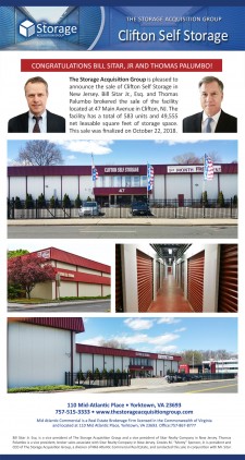 Clifton Self Storage Closing Announcement