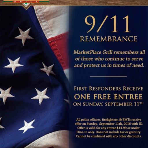 MarketPlace Grill Will Treat First Responders on 9/11