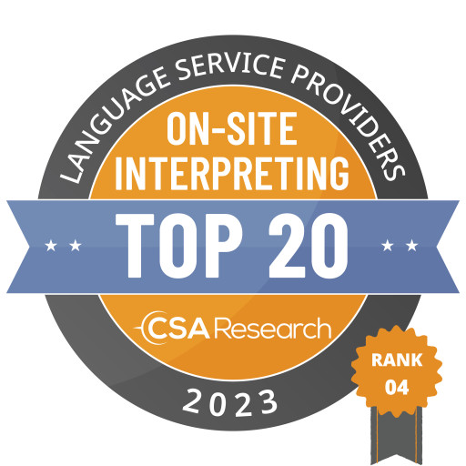 Hanna Interpreting Services Named Fourth Largest Company Globally for On-Site Interpretation