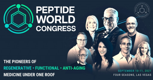 The Peptide World Congress Takes Place September 10 - 11, 2021 in Las Vegas, Nevada